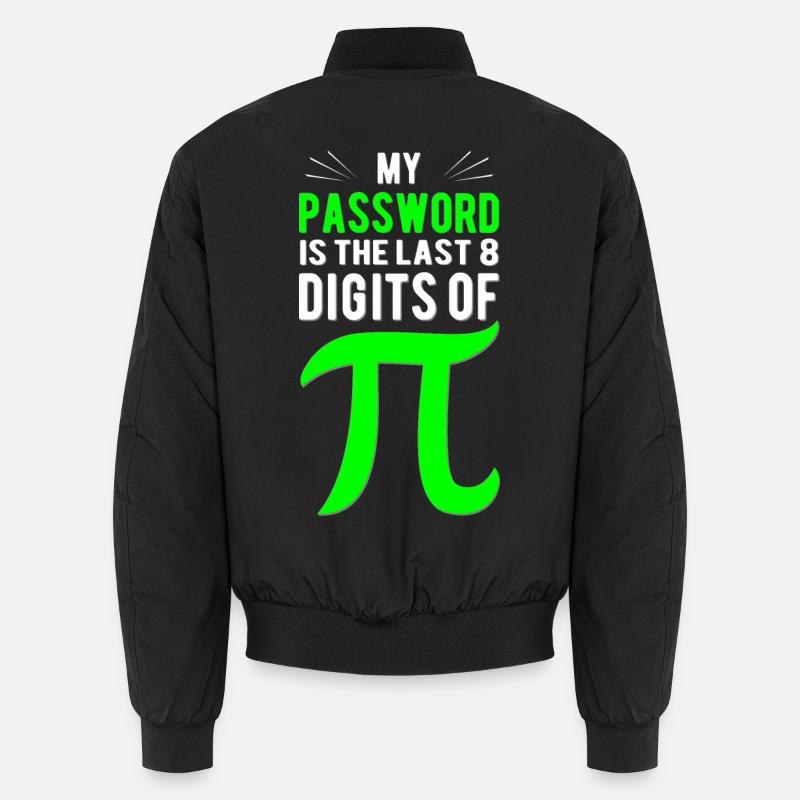 Password is Pi Digits Unisex Bomber Jacket