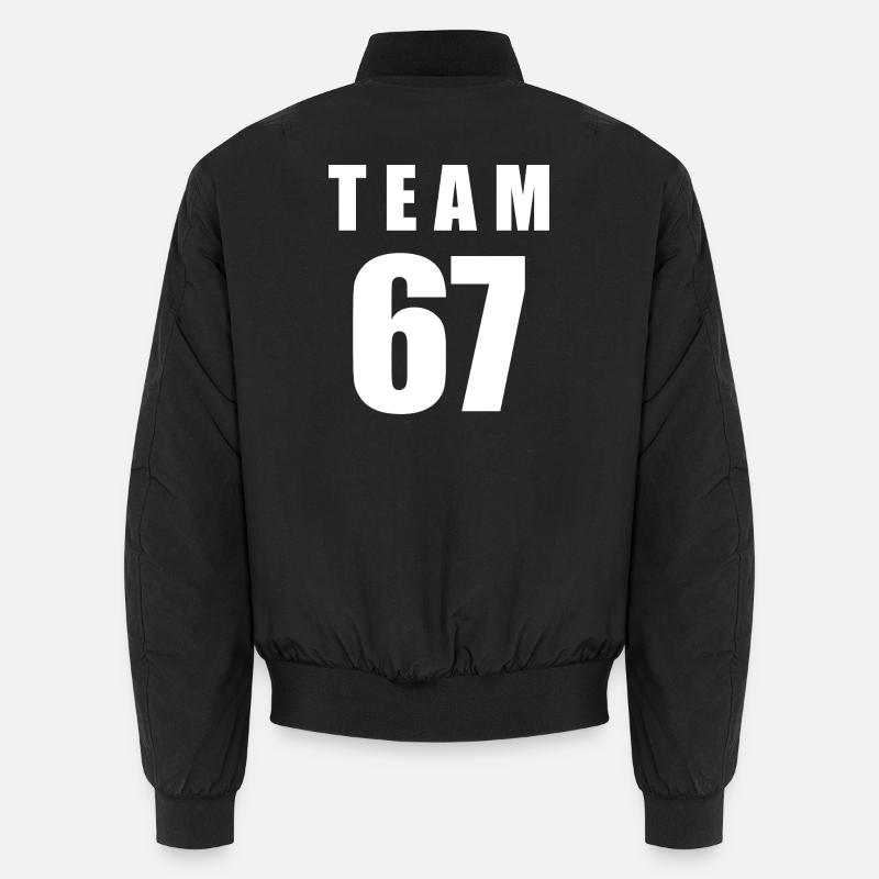 Team 67 - Unisex Bomberjacke - Schwarz