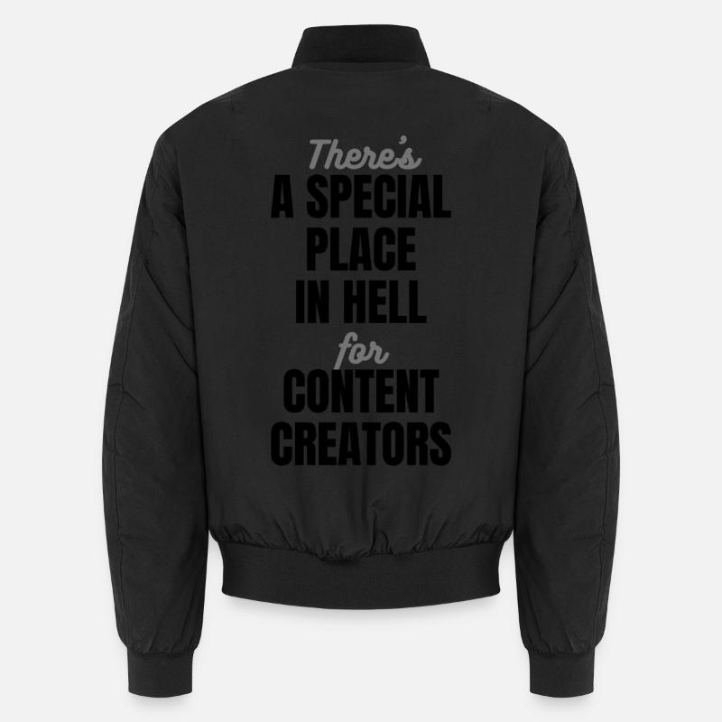 Special Place in Hell - Funny Creator Quote - Dark Unisex Bomber Jacket