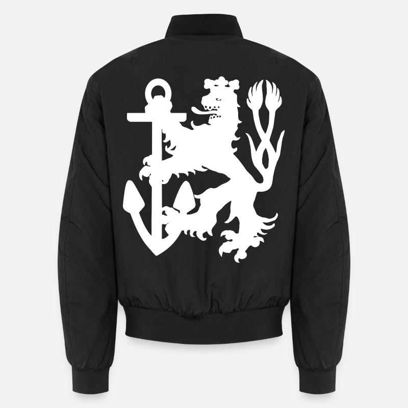 Düsseldorf - Düsseldorfer Löwe - Unisex Bomberjacke - Schwarz