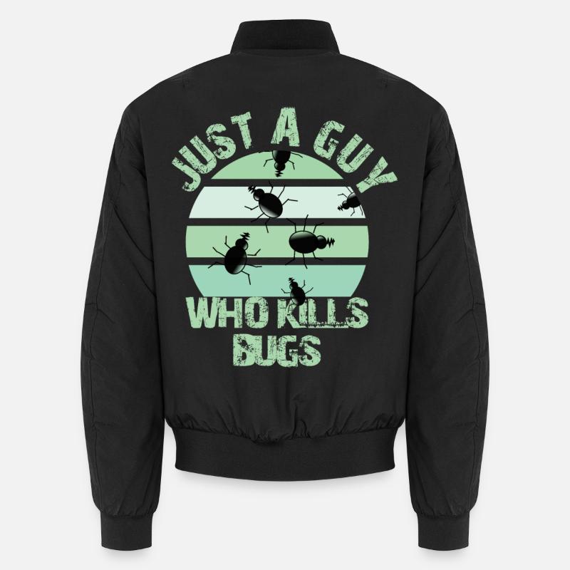 Exterminator - Unisex Bomber Jacket - black