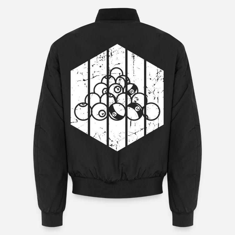 Bester Billardspieler Unisex Bomberjacke