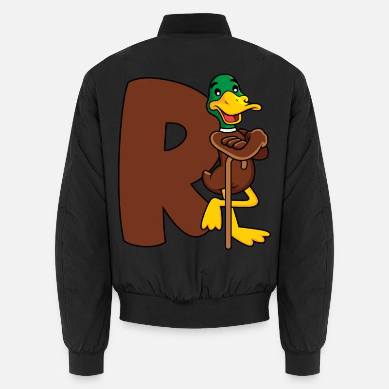 Rente  - Unisex Bomberjacke - Schwarz