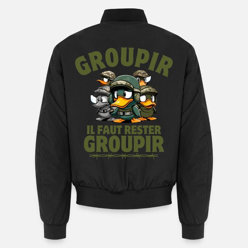 die siebte Kompanie, Tassin, Pitivier - Unisex Bomberjacke - Schwarz