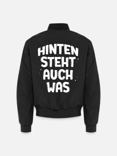 Lustiger Spruch - Witziges Humor T-Shirt - Unisex Bomberjacke - Schwarz