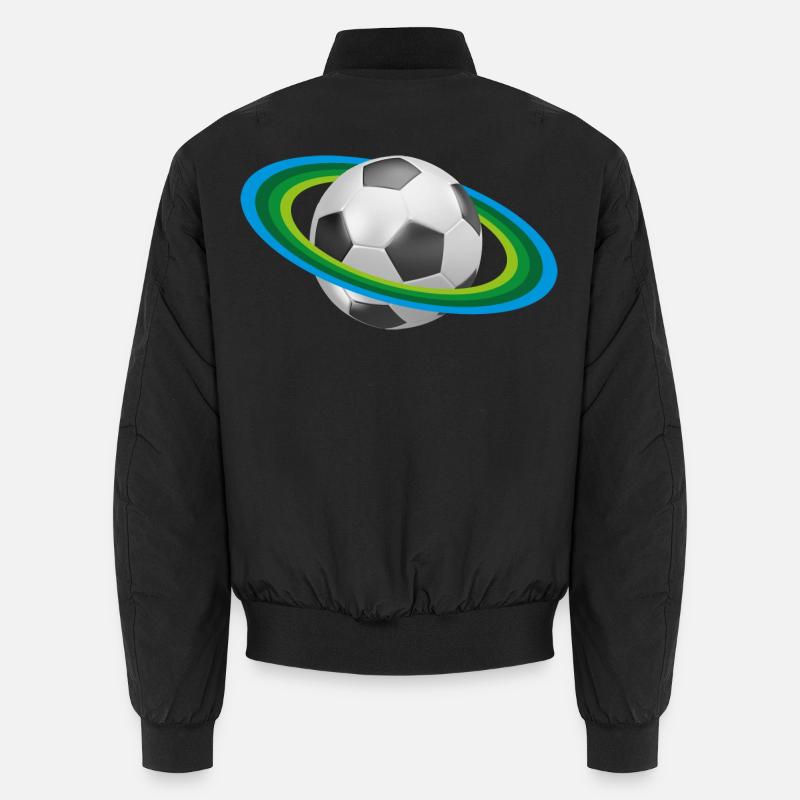 Fußball Ringe, Soccer, Unisex Bomberjacke