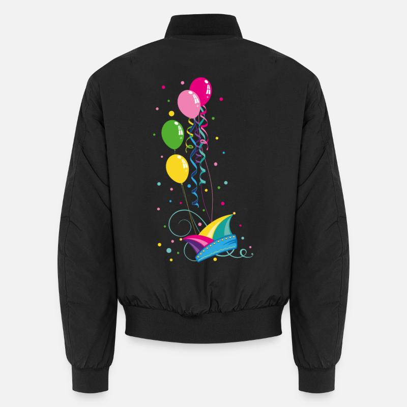Carnaval Mardi Gras Fool Cap Balloon Carnaval Bomber unisexe