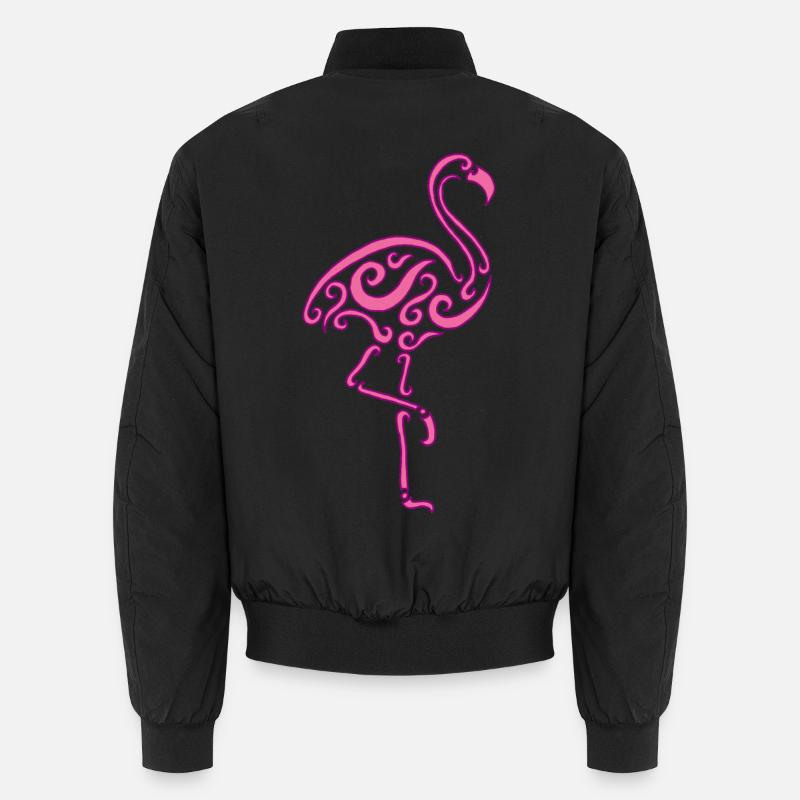 Flamingo Unisex Bomber Jacket