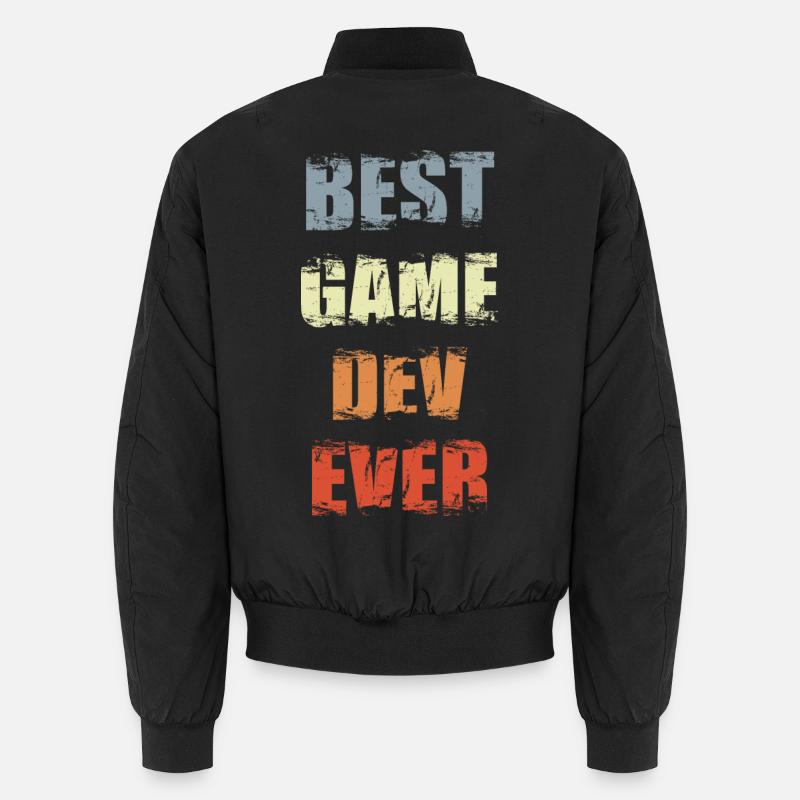 Motivation Spieleentwicklung Unisex Bomberjacke