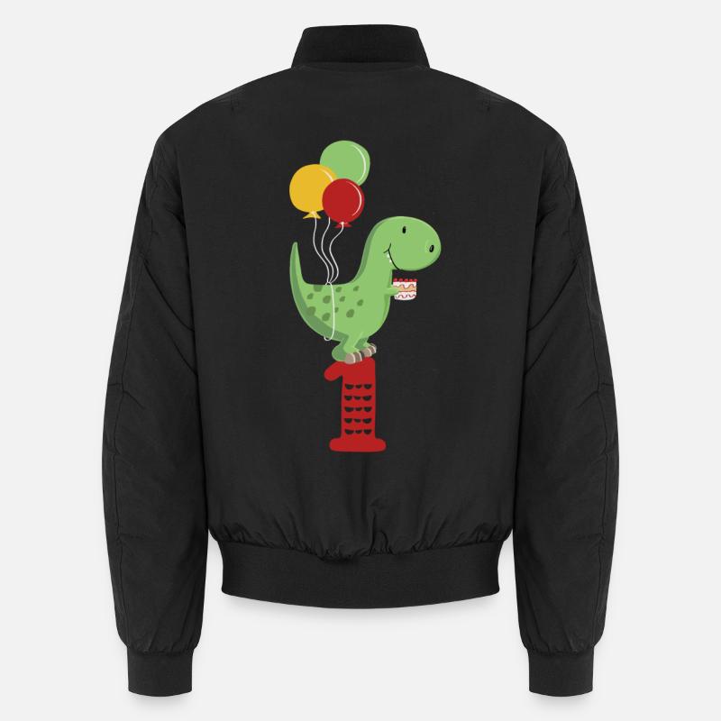 Erster Geburtstag Junge T Rex Dinosaurier Unisex Bomberjacke