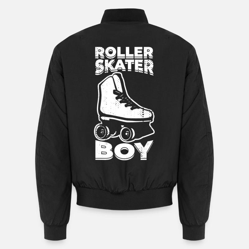 Roller Skater Boy Unisex Bomber Jacket