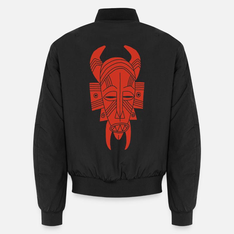 Afrikanischer Roter Dämon Unisex Bomberjacke