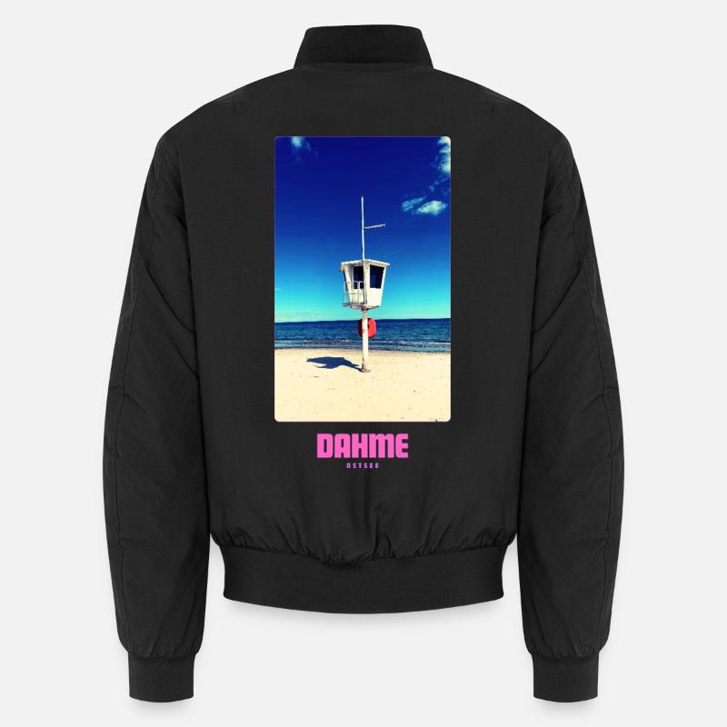 DAHME BEACH - Unisex Bomberjacke - Schwarz