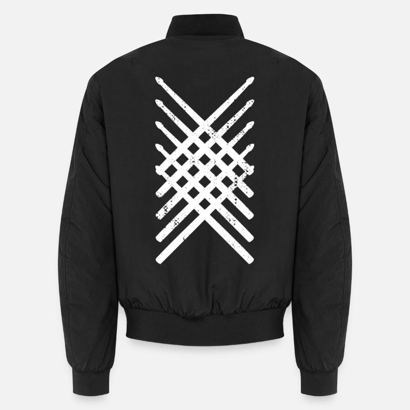 Drumsticks - Unisex Bomberjacke - Schwarz