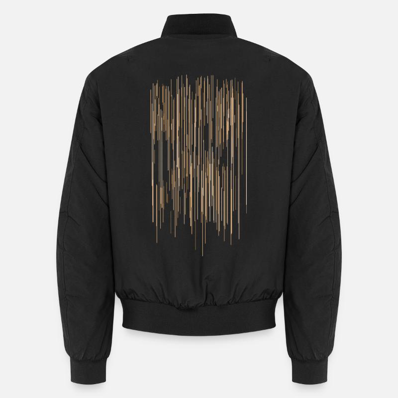 Streifen Muster / Hintergrund Unisex Bomberjacke