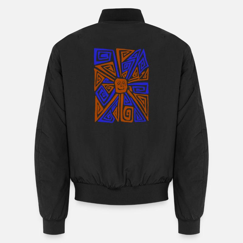 STRANGE SUN - Unisex Bomber Jacket - black