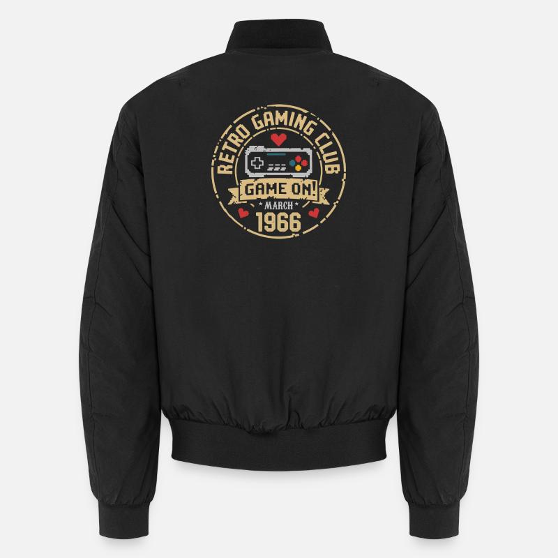 March 1966 Birthday Gift March 1966 Born Unisex Bomber Jacket