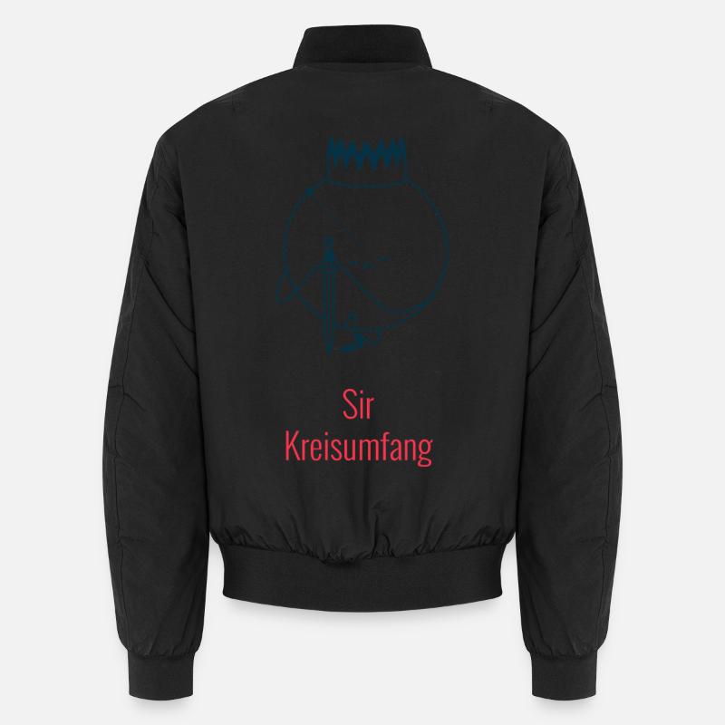 Sir Circle Circumference - Geometry Humor Unisex Bomber Jacket