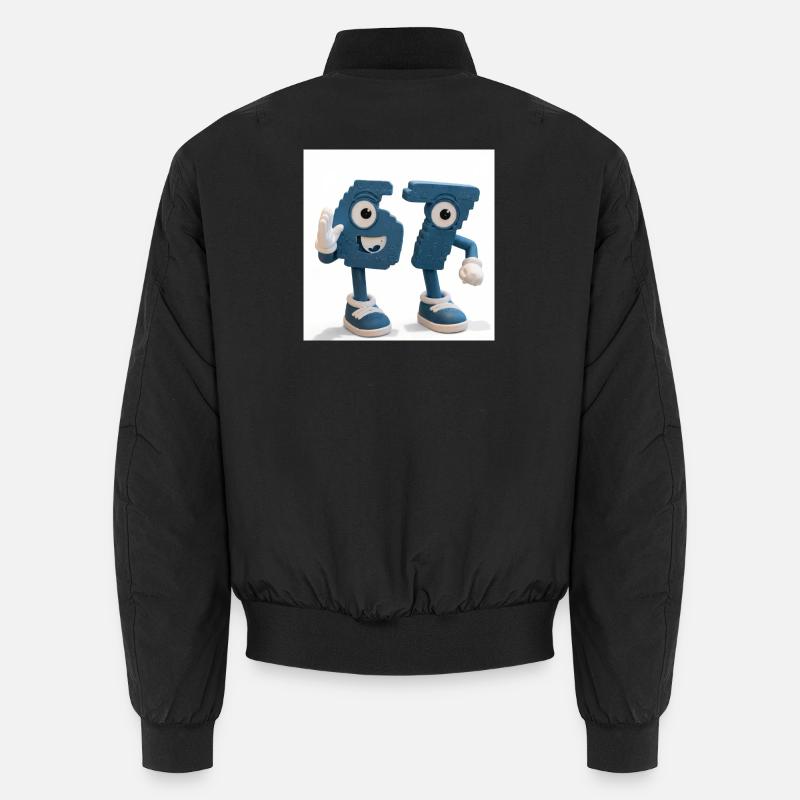sixseven - Unisex Bomber Jacket - black