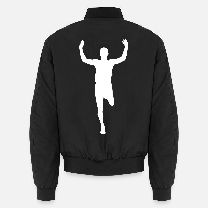 Marathon - Marathonläufer Unisex Bomberjacke