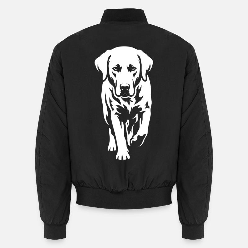 Labrador – Élégance intemporelle Bomber unisexe
