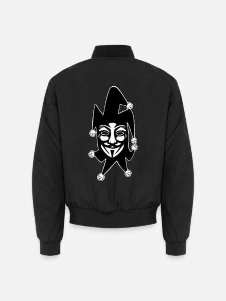 Bouffon anonyme - Bomber unisexe - noir