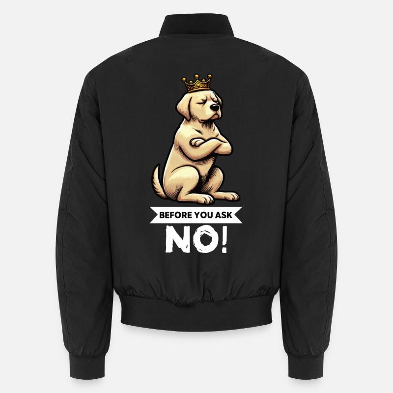 Before You Ask Labrador Labradorbesitzer Labradore Unisex Bomberjacke