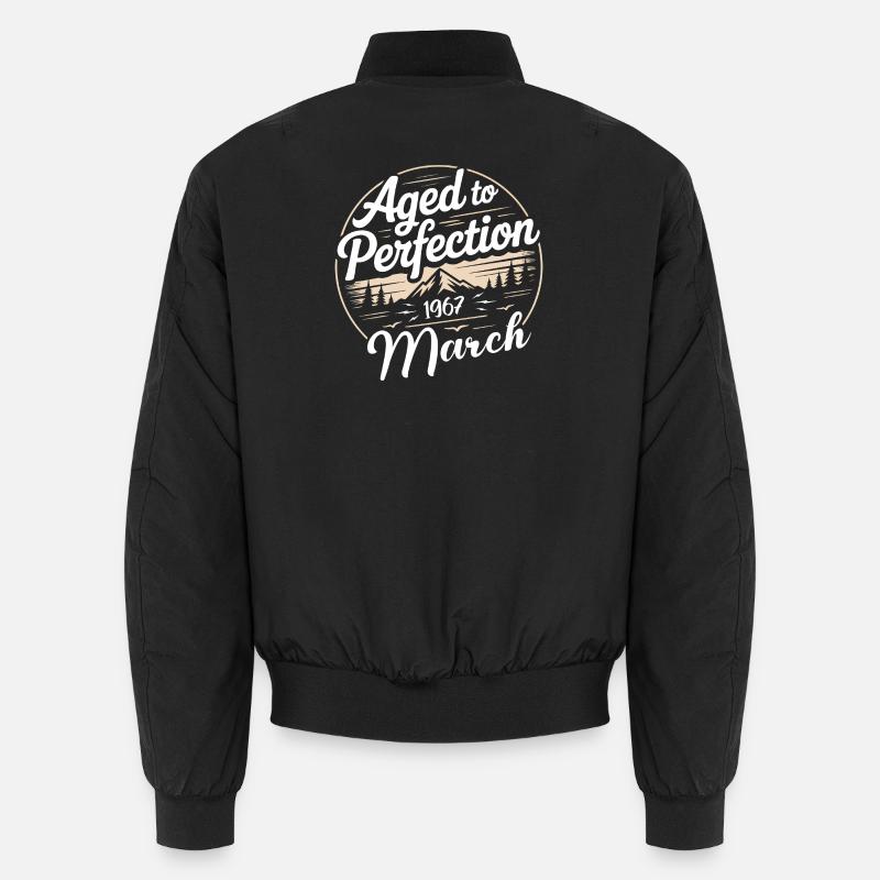 Geburtstagsgeschenk märz 1967 Unisex Bomberjacke