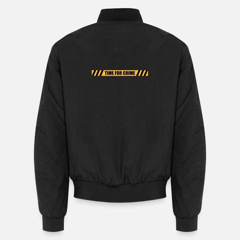 Time for Crime - Unisex Bomberjacke - Schwarz