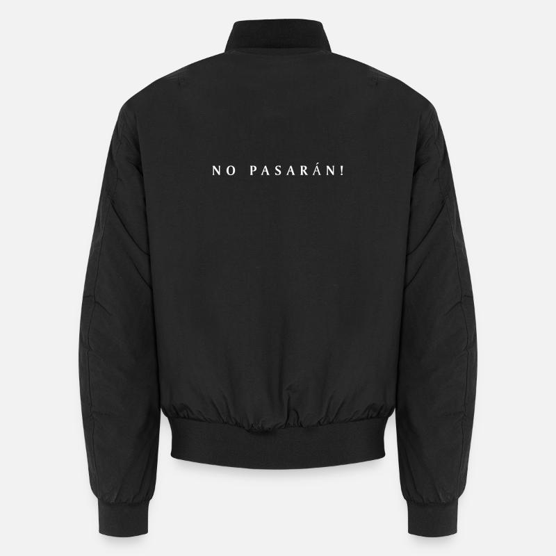 Anti-fascist No Pasaran Unisex Bomber Jacket