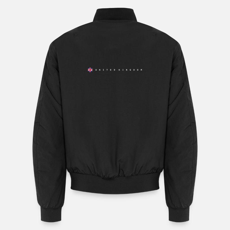 Drapeau du Royaume-Uni - Bomber unisexe - noir