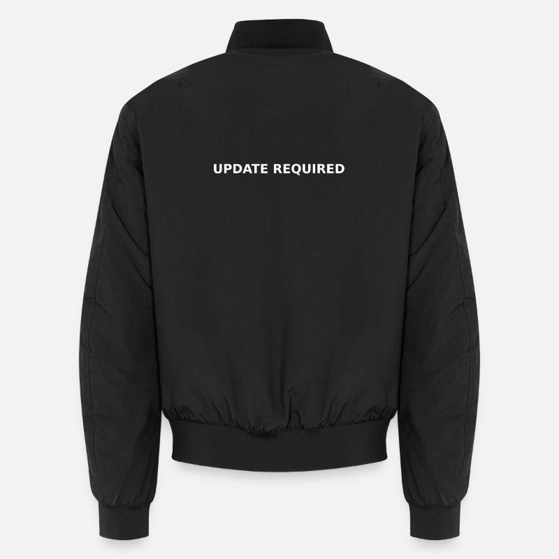 UPDATE REQUIRED - Unisex Bomber Jacket - black