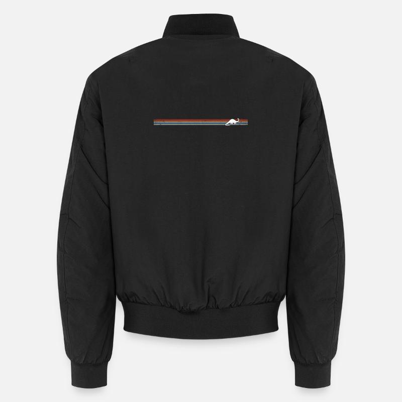 Retro Brontosaurus Unisex Bomberjacke