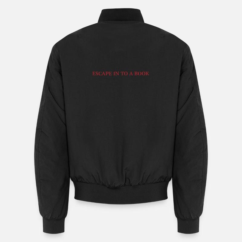 Escape In a book - Text lesen. Unisex Bomberjacke