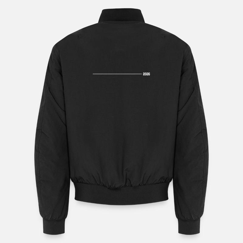 2026 stroke - Unisex Bomber Jacket - black