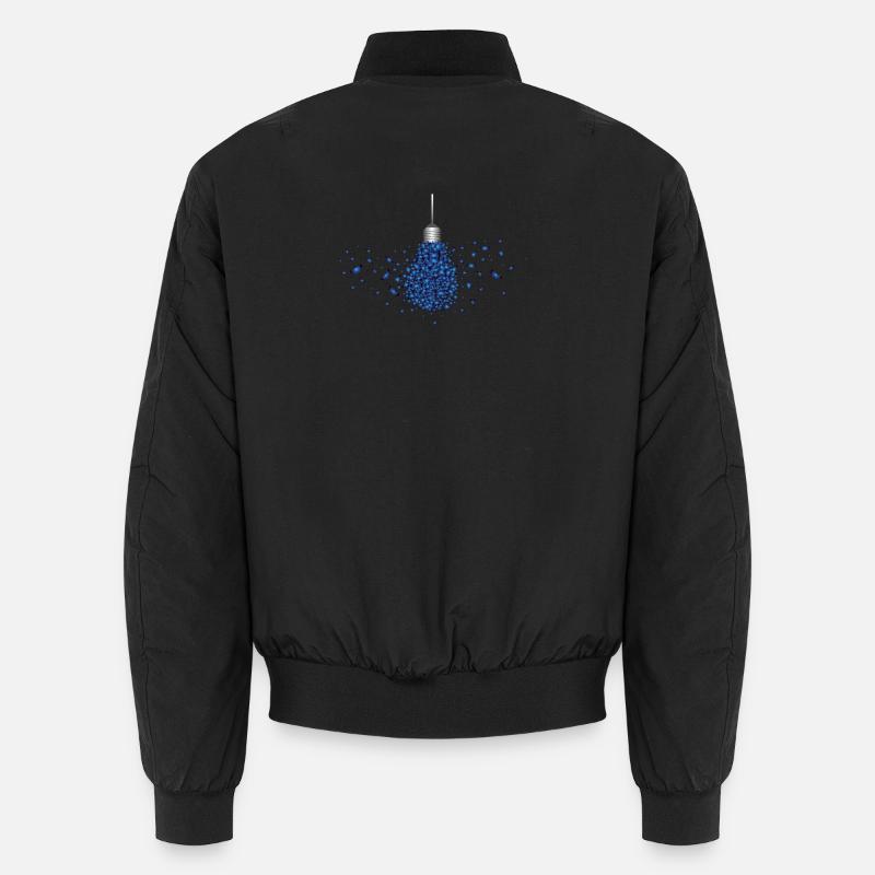 Blue Butterfly Bomber unisexe