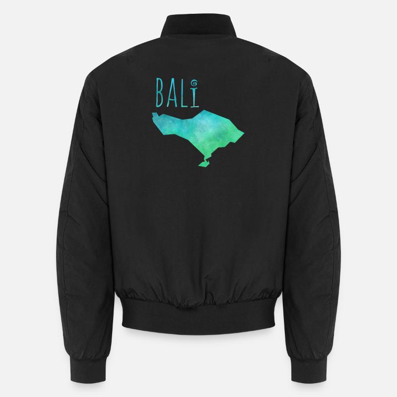 bali - Unisex Bomberjacke - Schwarz