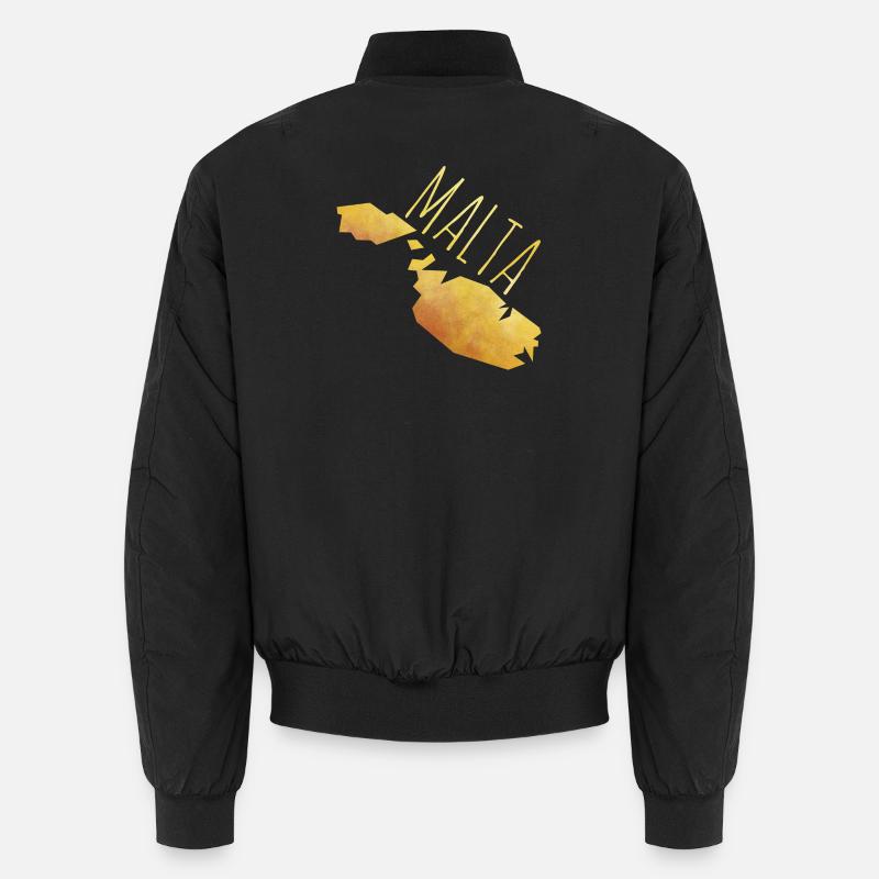 malta - Unisex Bomberjacke - Schwarz