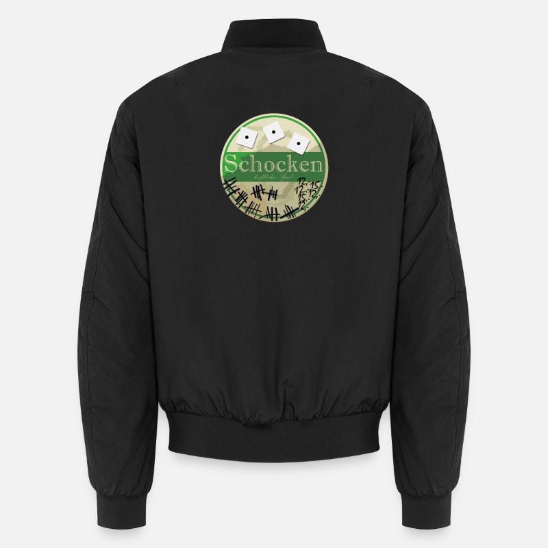 Schocken Bierdeckel Unisex Bomberjacke