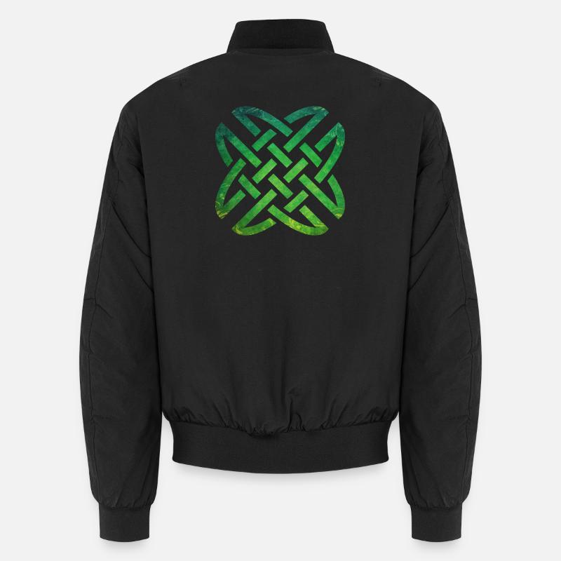 Celtic Knot - Unisex Bomber Jacket - black
