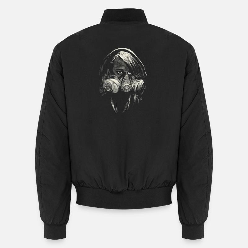 graffiti - Unisex Bomberjacke - Schwarz