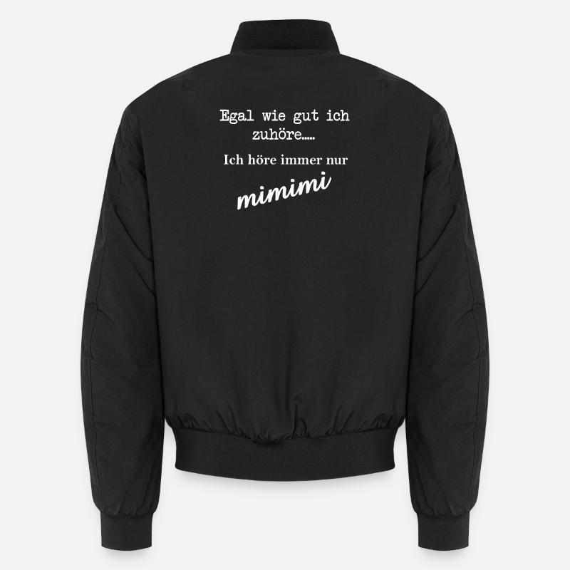 MIMIMI - Unisex Bomberjacke - Schwarz