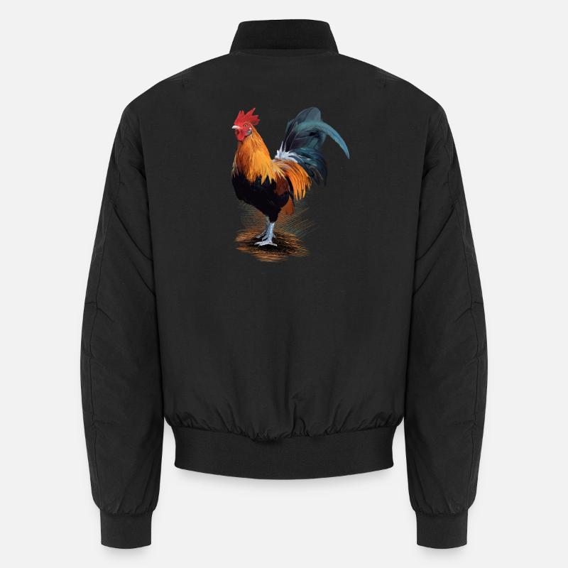 Hahn - Unisex Bomber Jacket - black