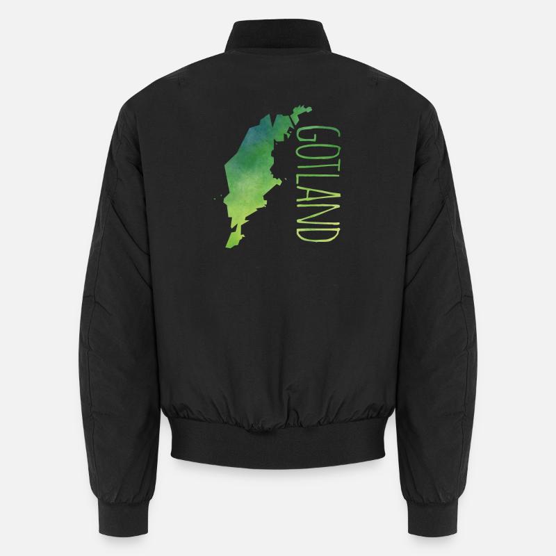 Gotland - Bomber unisexe - noir