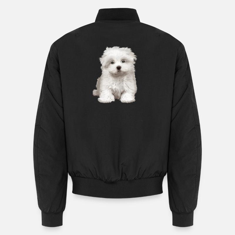 Puppy - Unisex Bomber Jacket - black