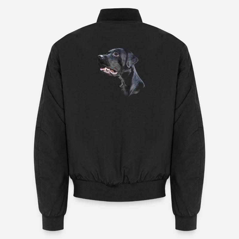 Labrador - Unisex Bomber Jacket - black