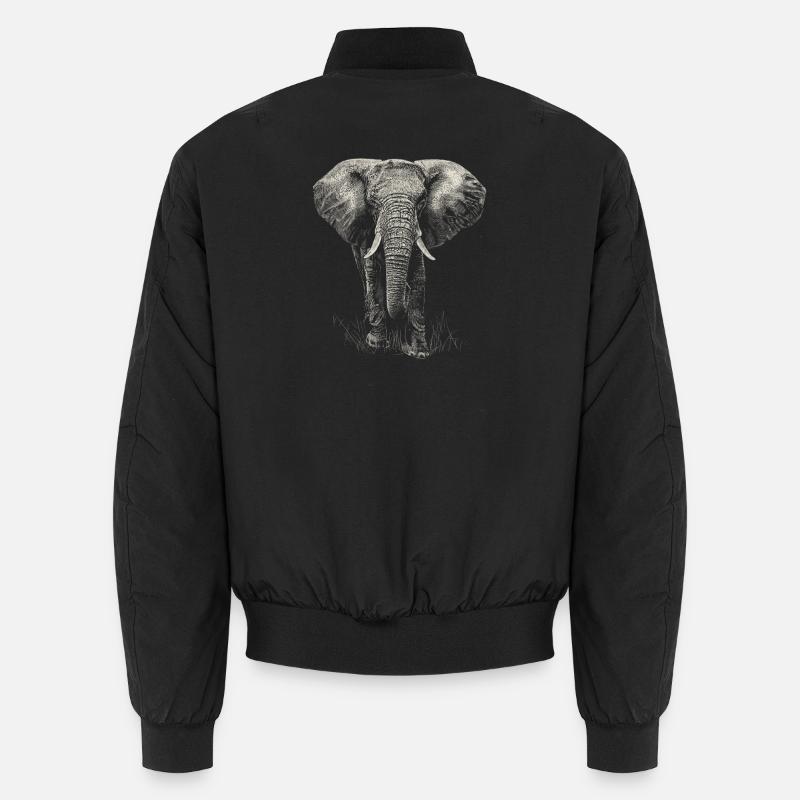 Elefant Unisex Bomberjacke