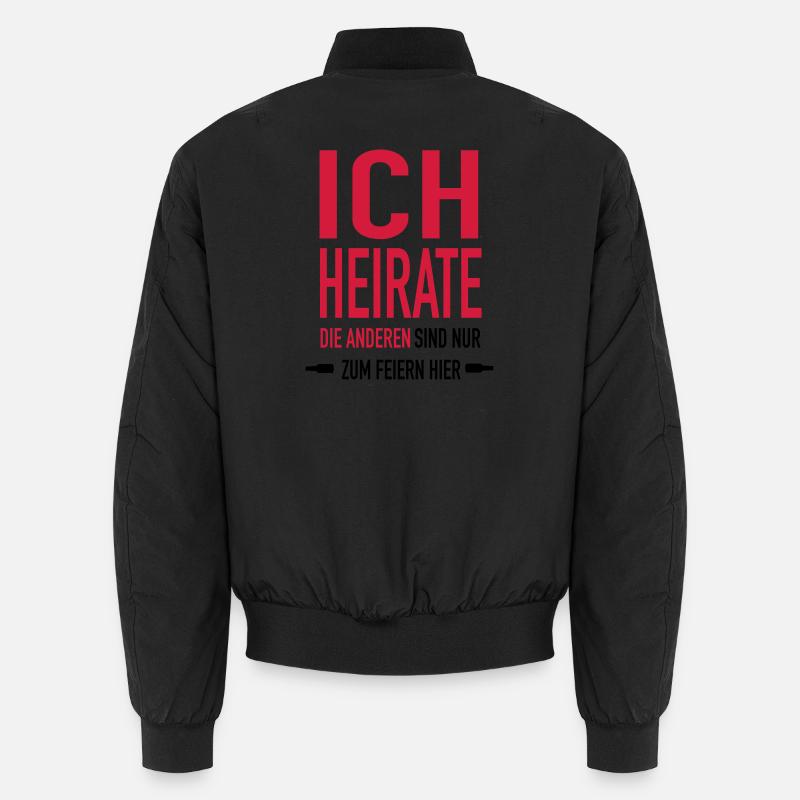 ich Heirate x1 Unisex Bomberjacke