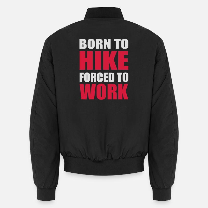 Hiking - Unisex Bomber Jacket - black