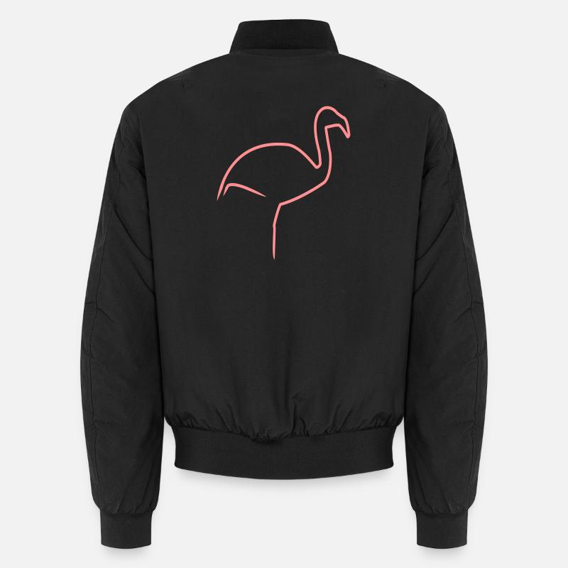 flamant - Bomber unisexe - noir